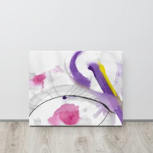 Absract Purple Eye on Canvas