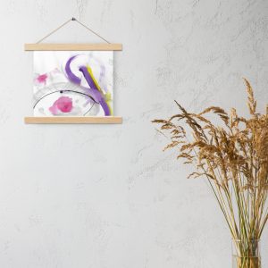 Abstract Purple Eye Wall Hanging